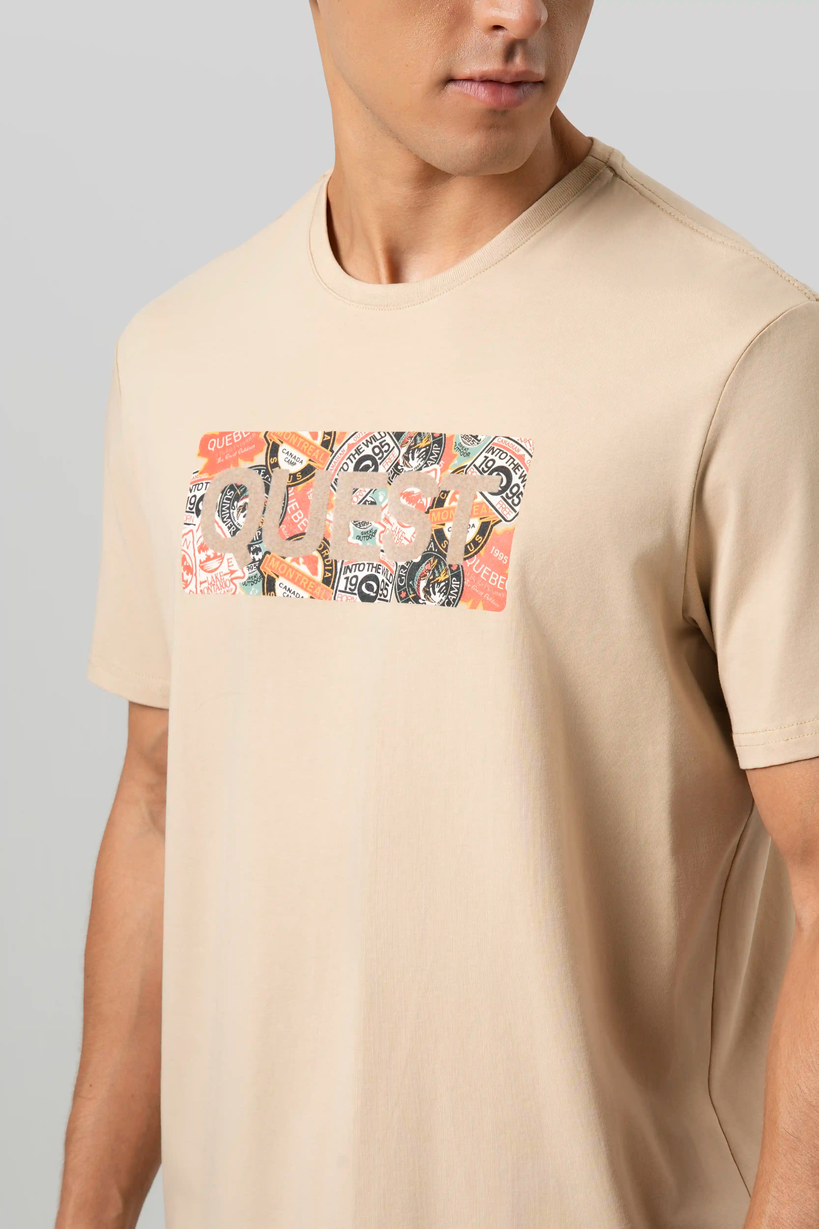CAMISETA PREMIUM MANGA CORTA COLOR SAFARI