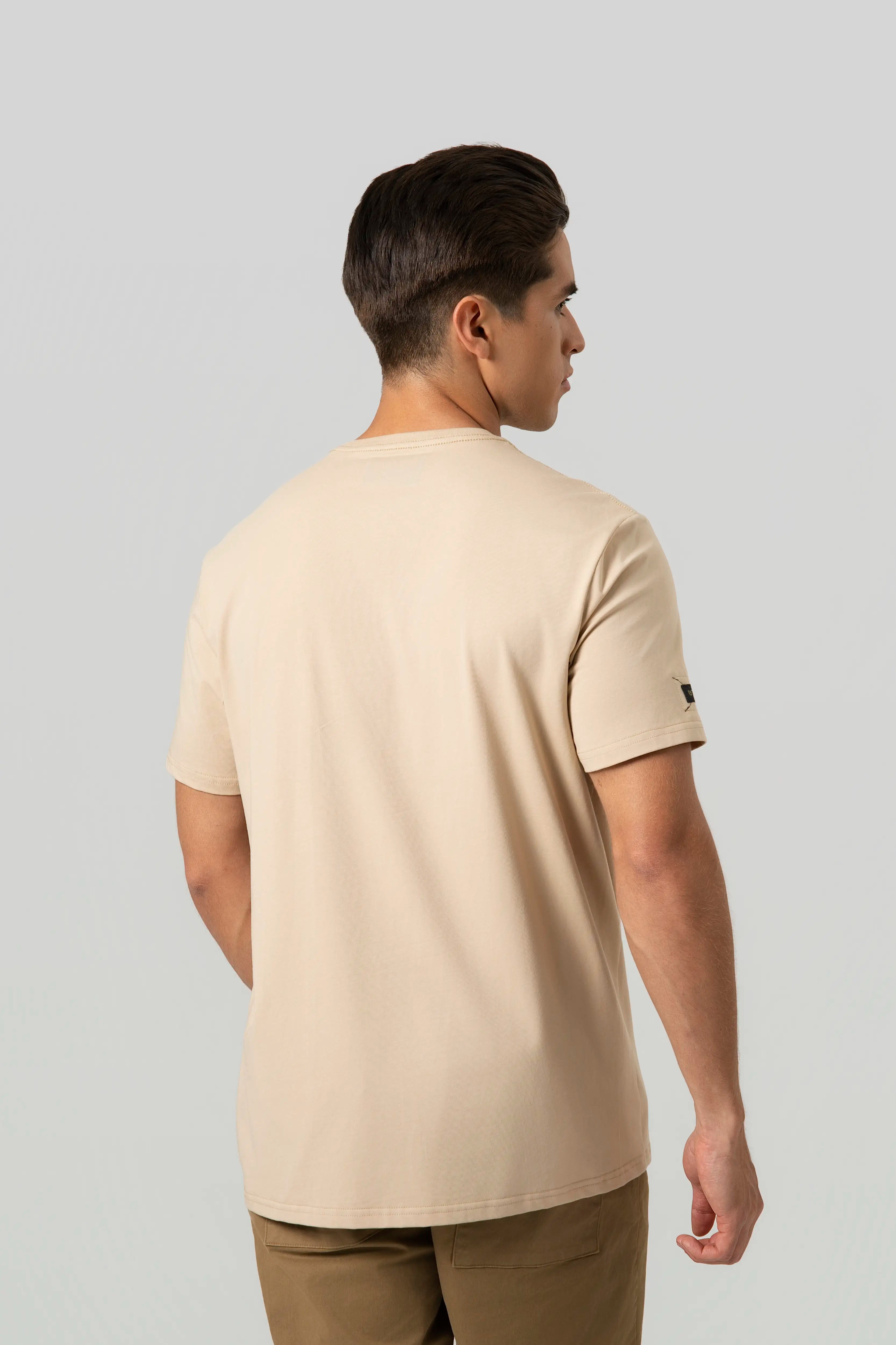 CAMISETA PREMIUM MANGA CORTA COLOR SAFARI