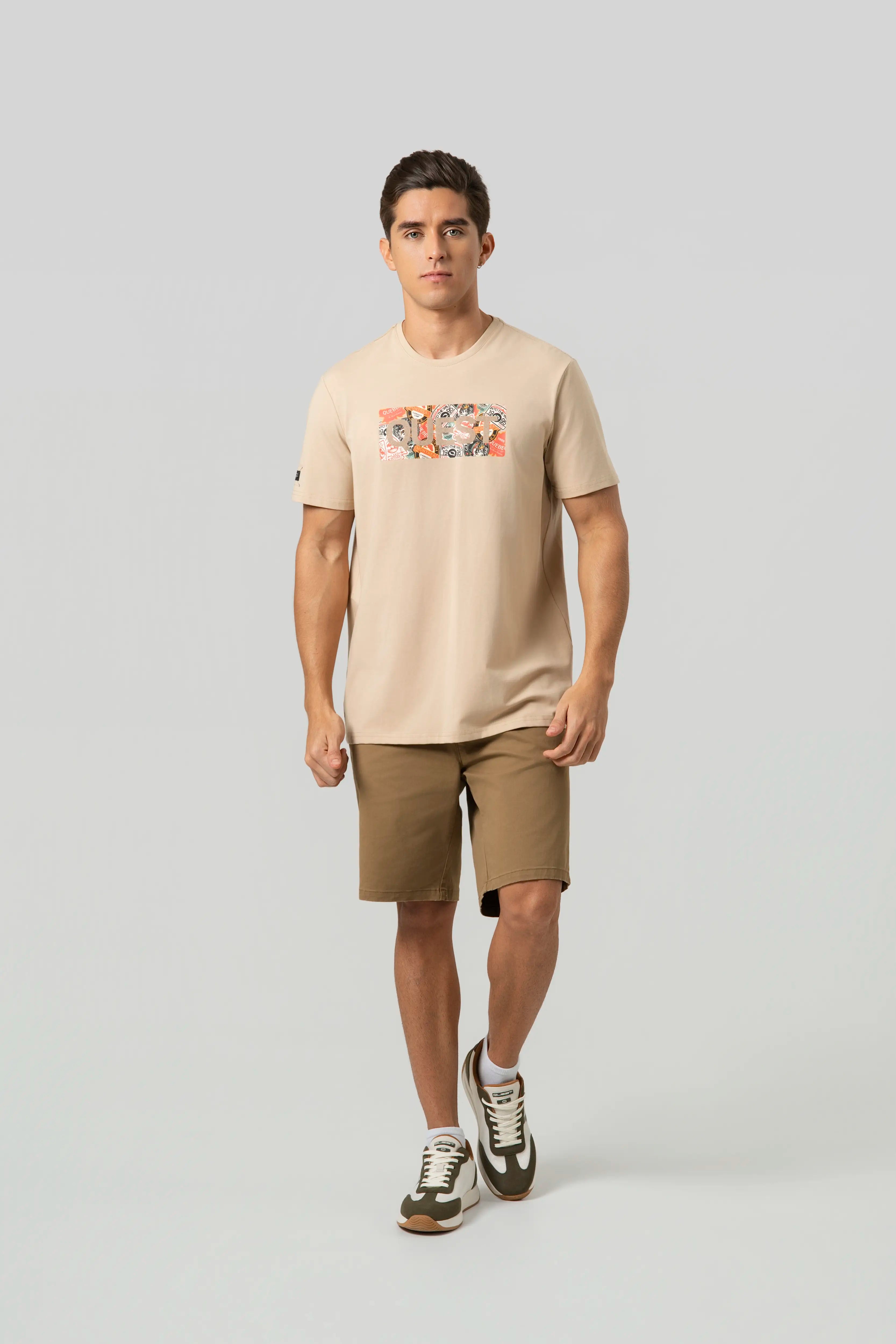 CAMISETA PREMIUM MANGA CORTA COLOR SAFARI