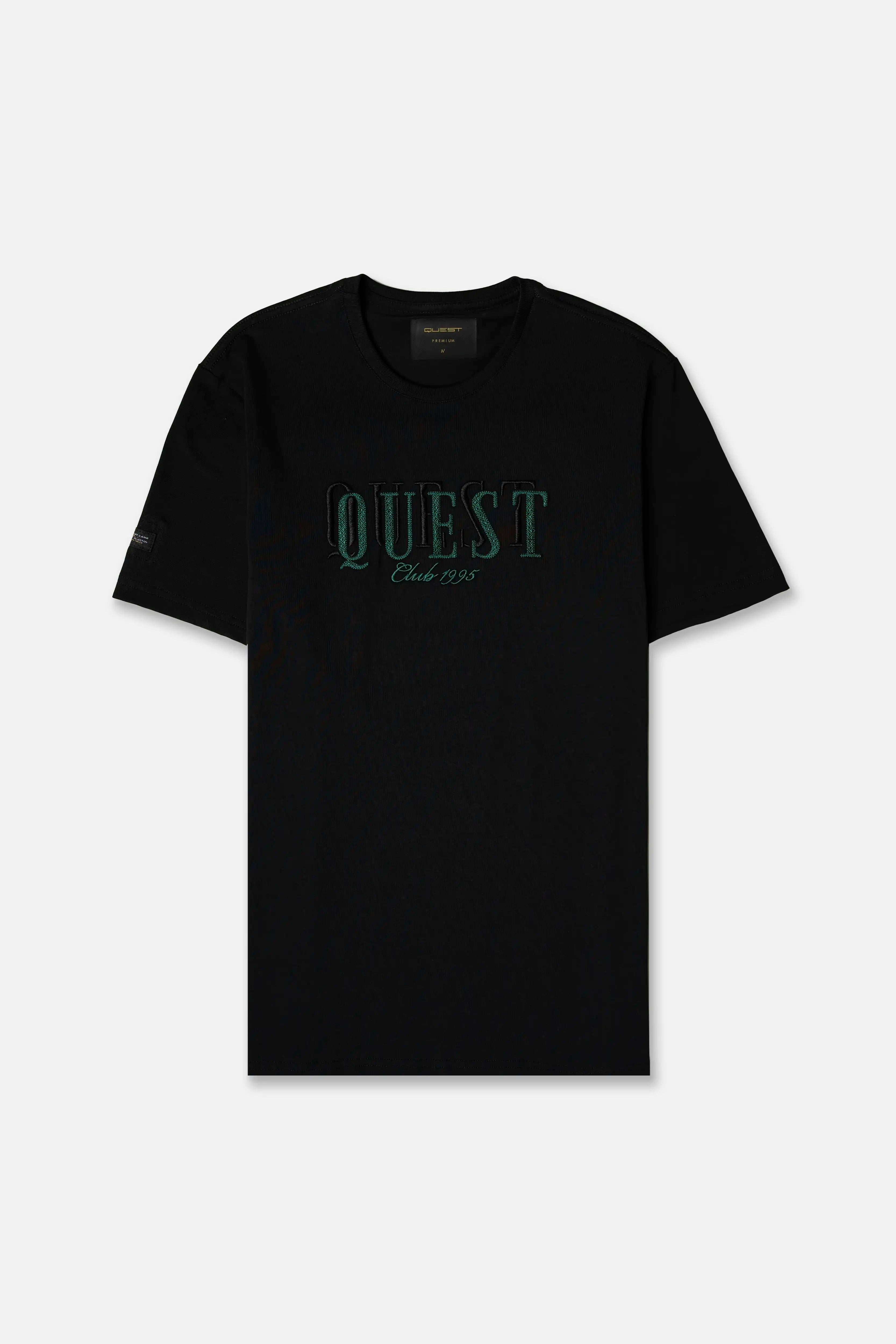 CAMISETA PREMIUM MANGA CORTA COLOR NEGRO