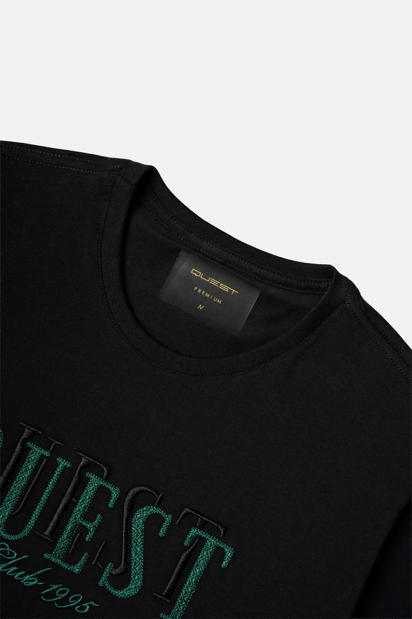 CAMISETA PREMIUM MANGA CORTA COLOR NEGRO