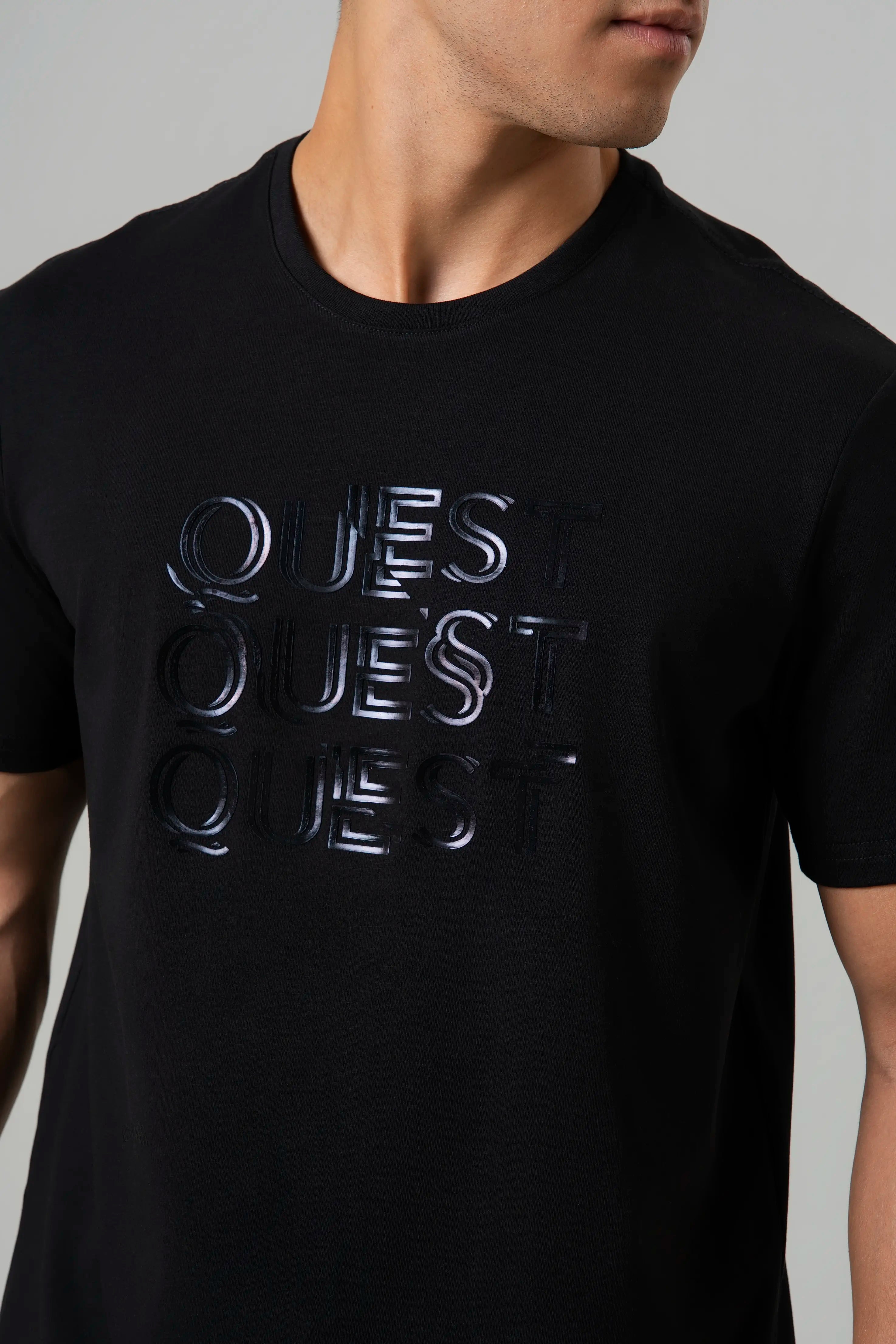 CAMISETA PREMIUM MANGA CORTA COLOR NEGRO