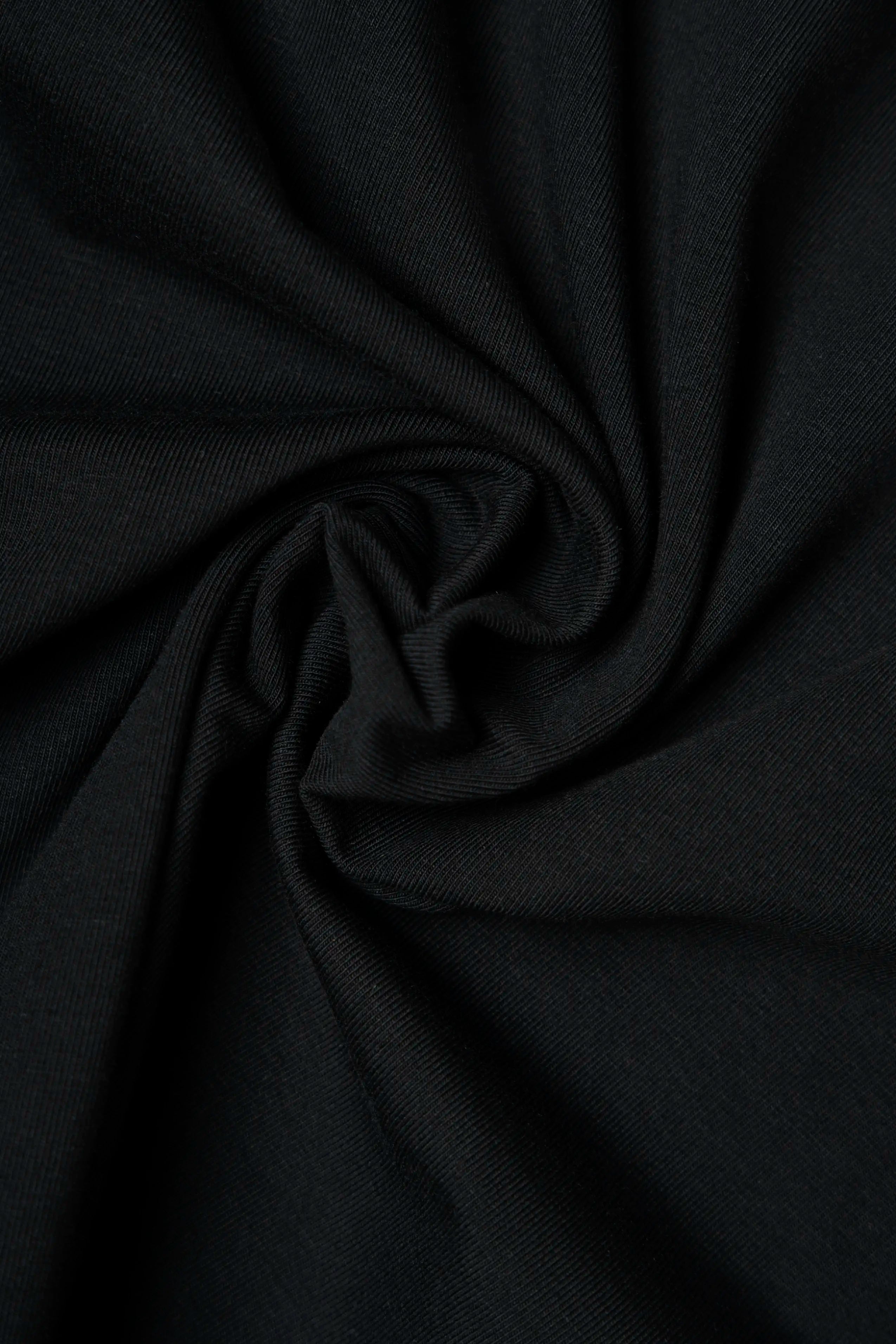CAMISETA PREMIUM MANGA CORTA COLOR NEGRO