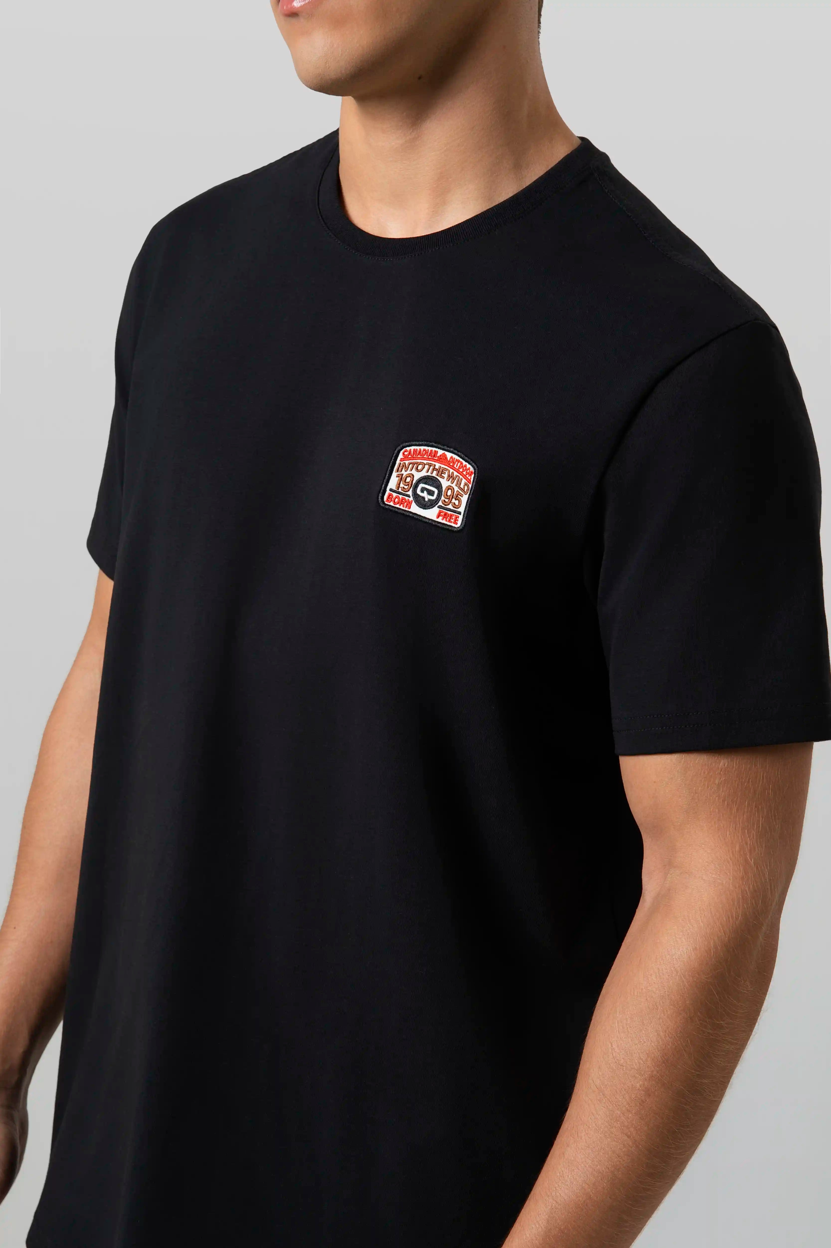 CAMISETA PREMIUM MANGA CORTA COLOR NEGRO