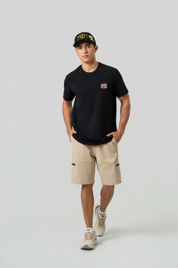 CAMISETA PREMIUM MANGA CORTA COLOR NEGRO