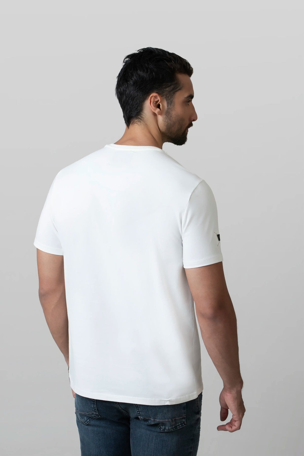 CAMISETA PREMIUM MANGA CORTA COLOR IVORY
