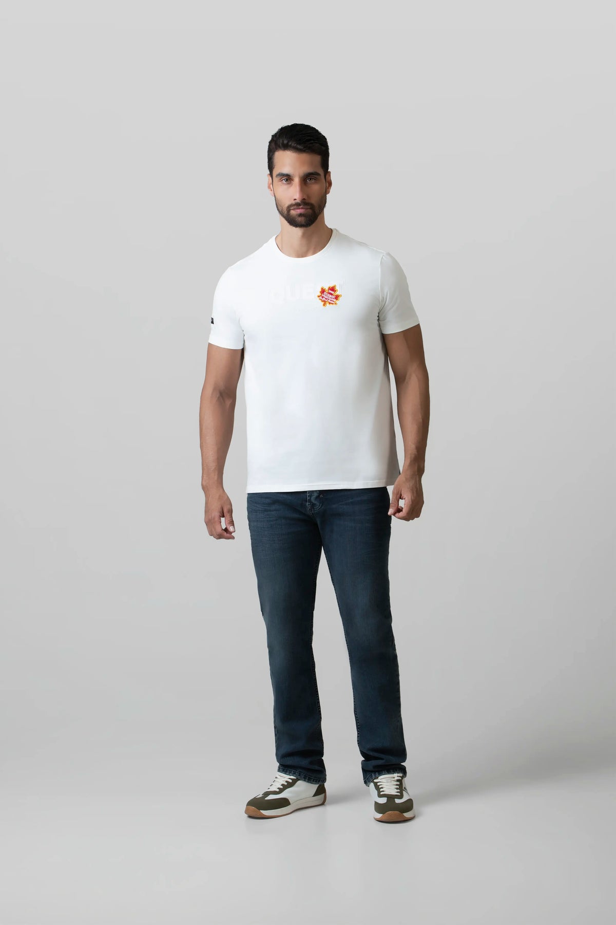 CAMISETA PREMIUM MANGA CORTA COLOR IVORY