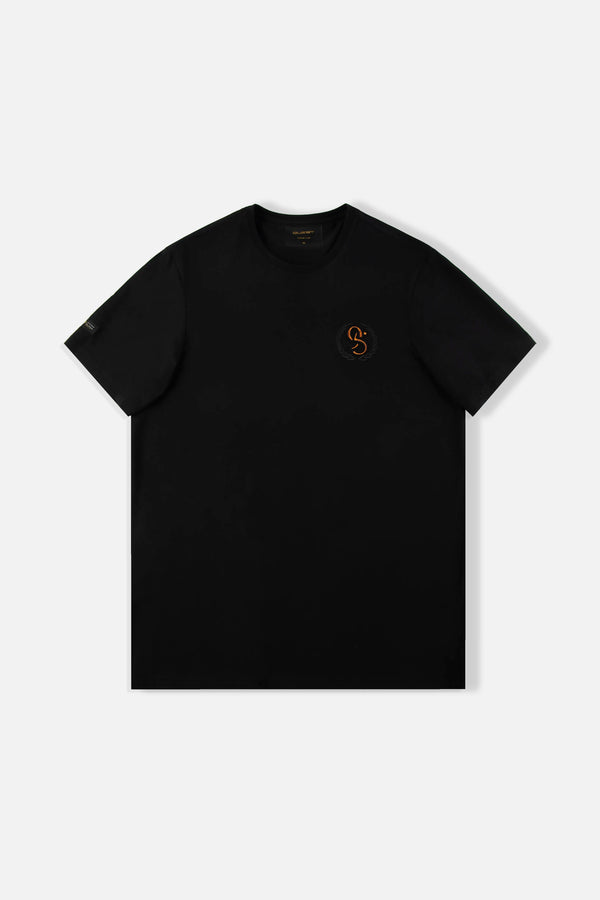 CAMISETA PREMIUM MANGA CORTA COLOR NEGRO