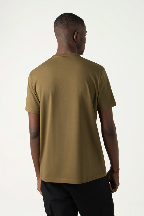 CAMISETA PREMIUM MANGA CORTA COLOR DARK OLIVA