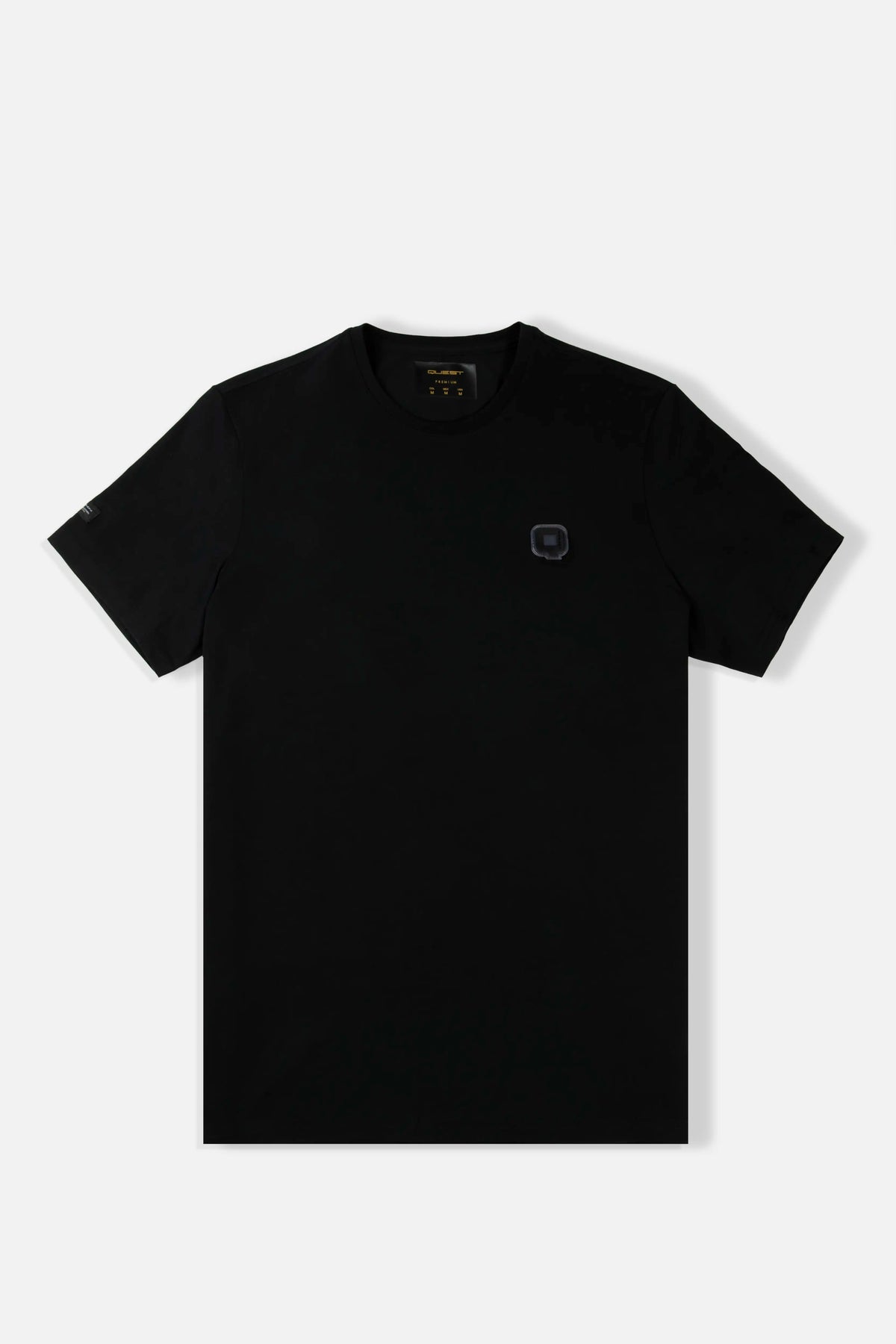 CAMISETA PREMIUM MANGA CORTA COLOR NEGRO