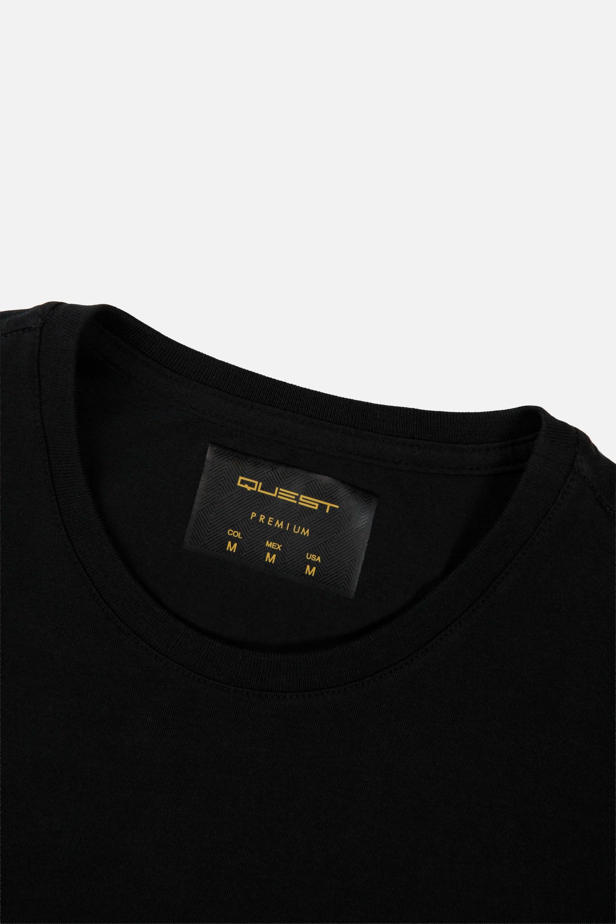 CAMISETA PREMIUM MANGA CORTA COLOR NEGRO
