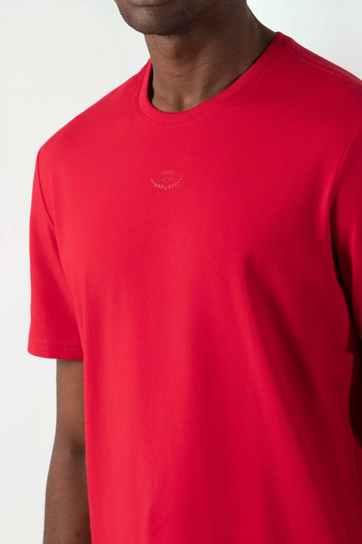 CAMISETA PREMIUM MANGA CORTA COLOR ROJO