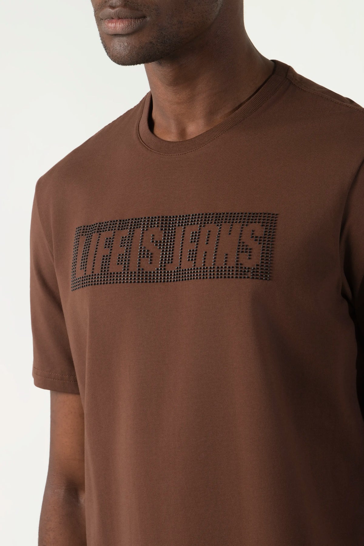 CAMISETA PREMIUM MANGA CORTA COLOR SHAVED CHOCOLATE