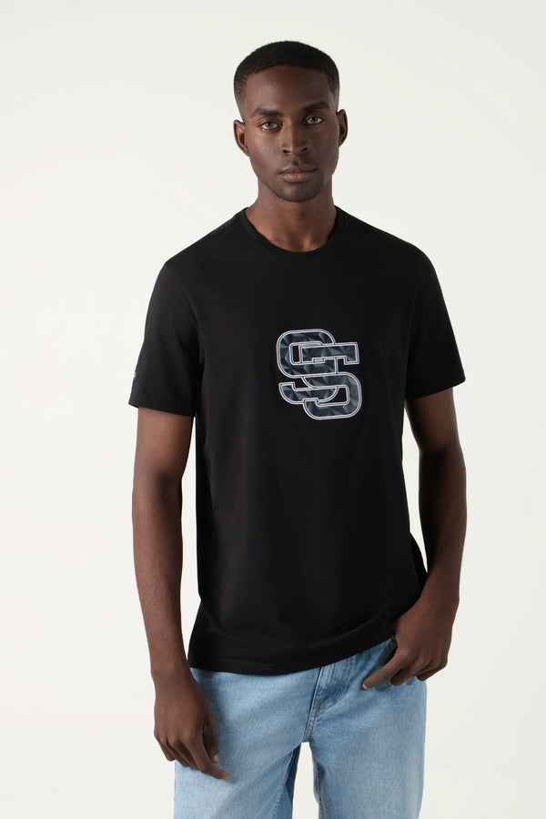 CAMISETA PREMIUM MANGA CORTA COLOR NEGRO