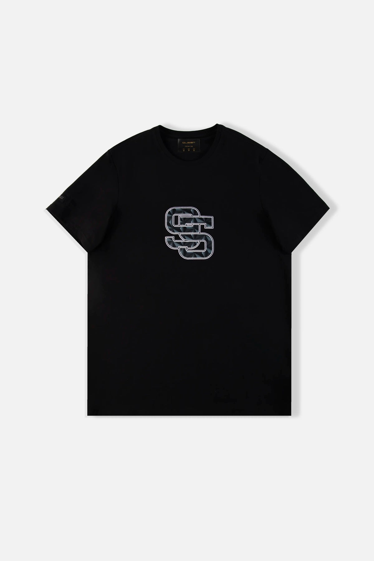 CAMISETA PREMIUM MANGA CORTA COLOR NEGRO