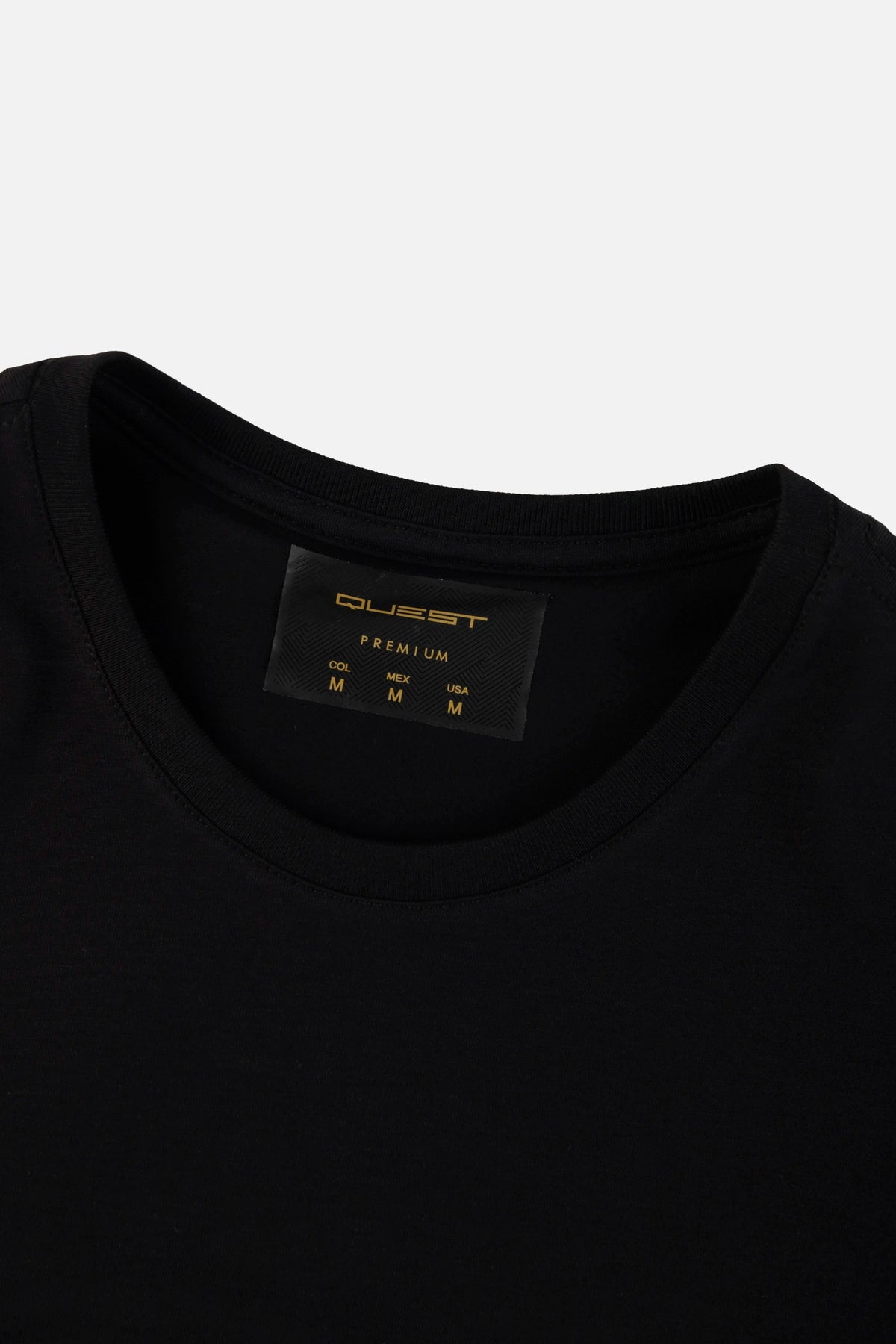CAMISETA PREMIUM MANGA CORTA COLOR NEGRO