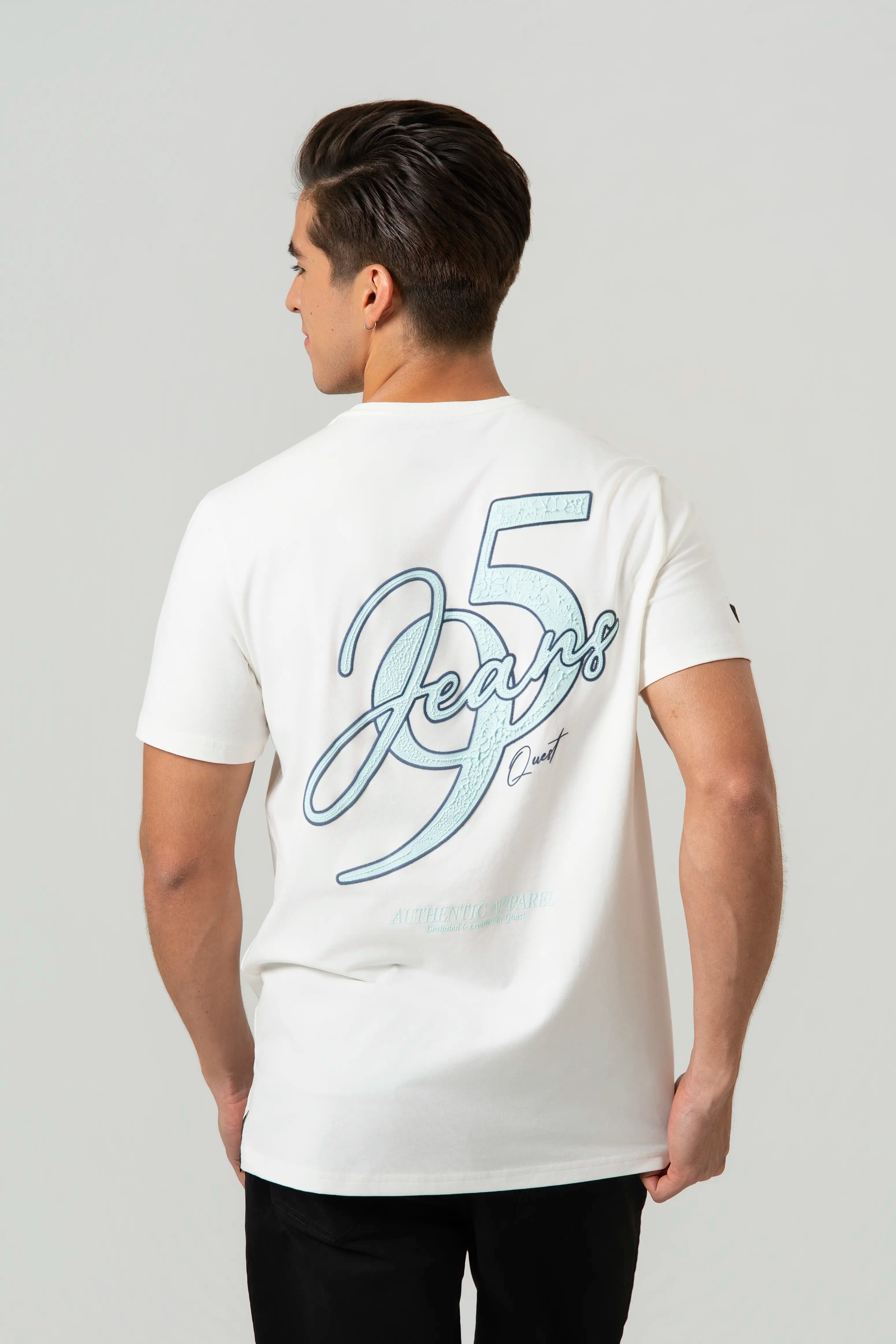 CAMISETA PREMIUM MANGA CORTA COLOR IVORY