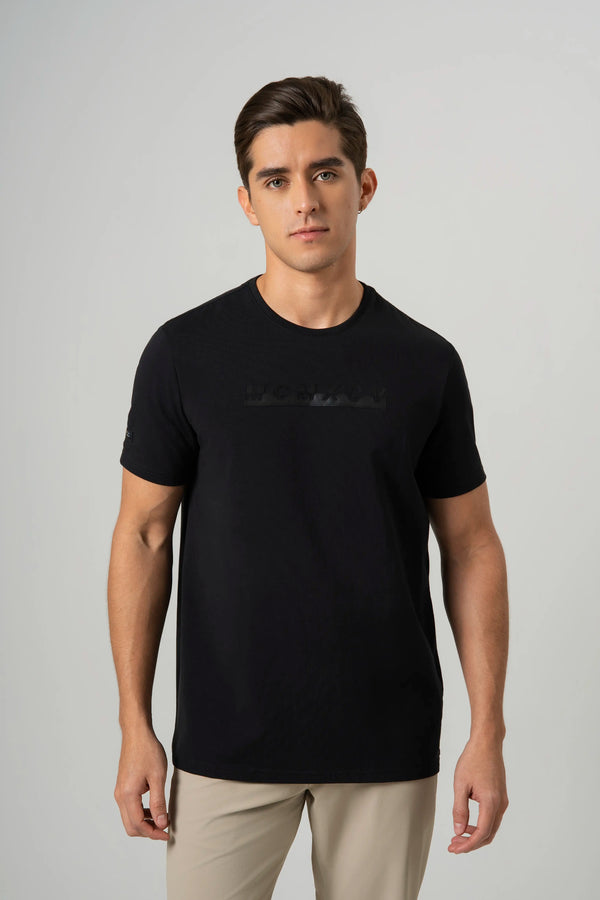CAMISETA PREMIUM MANGA CORTA COLOR NEGRO