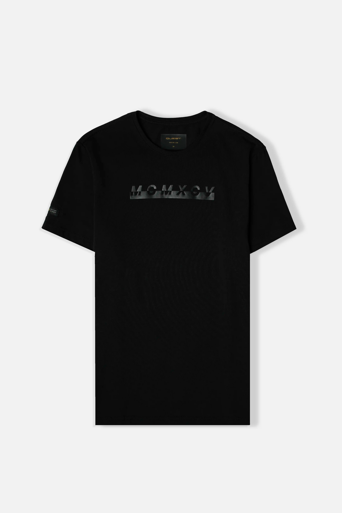 CAMISETA PREMIUM MANGA CORTA COLOR NEGRO
