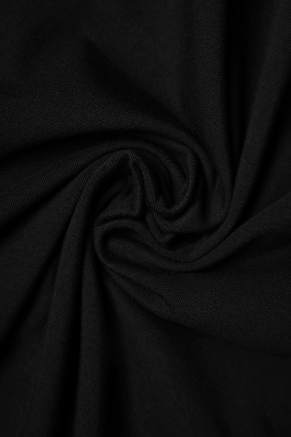 CAMISETA PREMIUM MANGA CORTA COLOR NEGRO