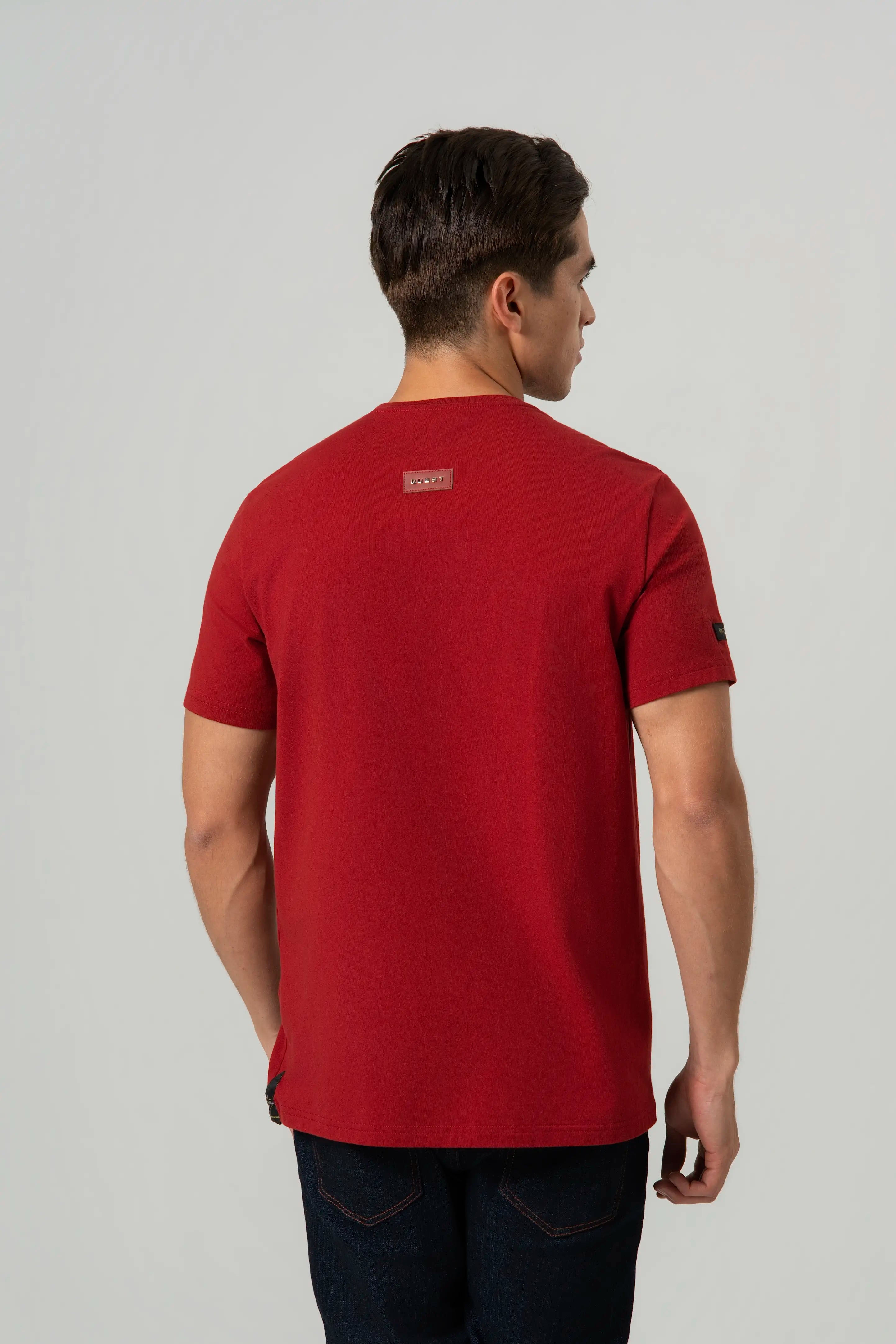 CAMISETA PREMIUM MANGA CORTA COLOR RED DAHILA
