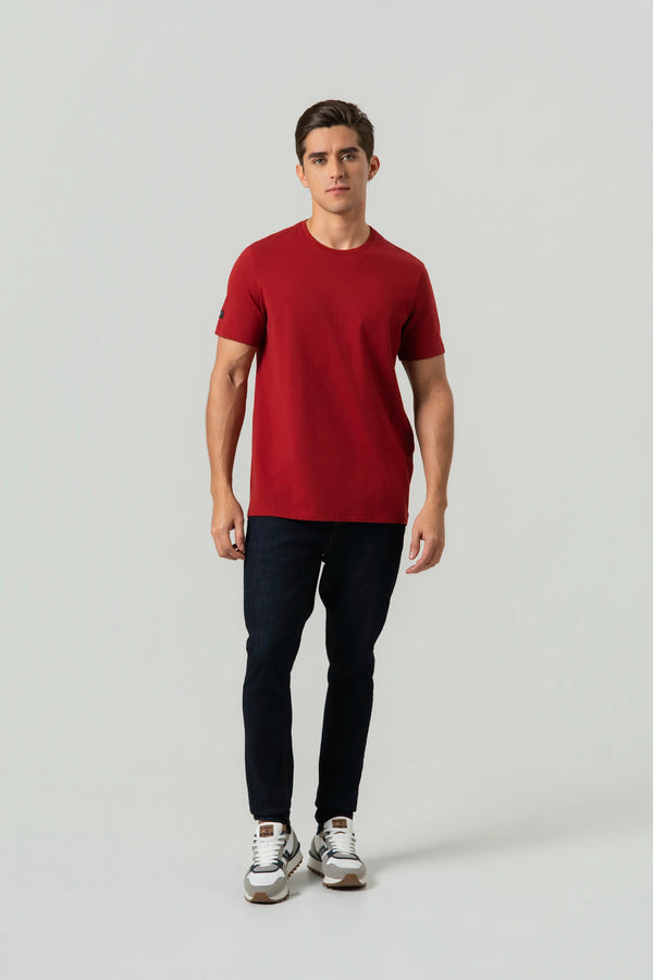 CAMISETA PREMIUM MANGA CORTA COLOR RED DAHILA