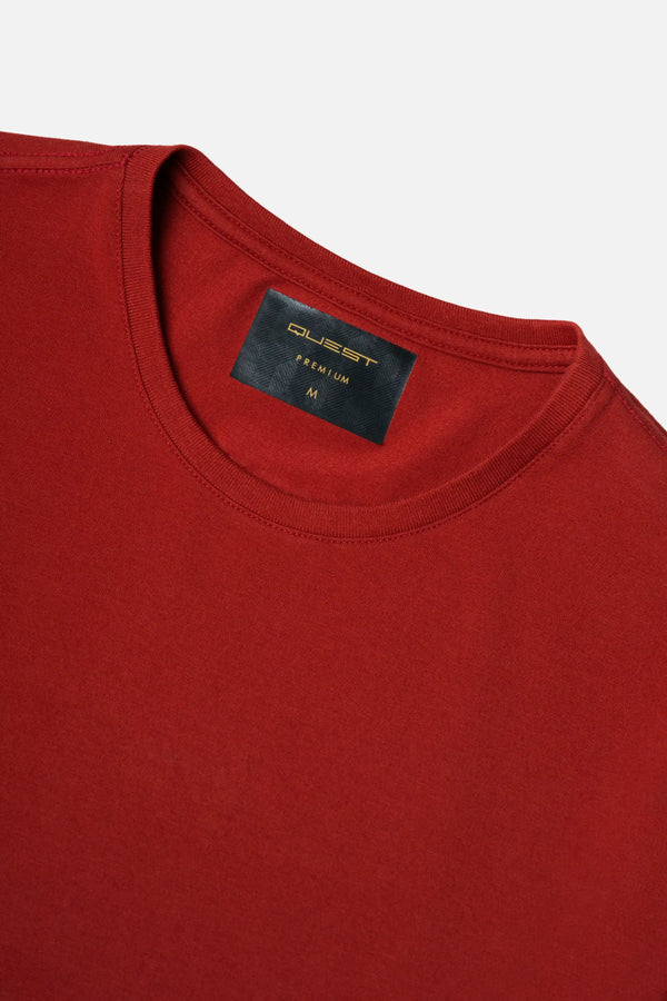 CAMISETA PREMIUM MANGA CORTA COLOR RED DAHILA