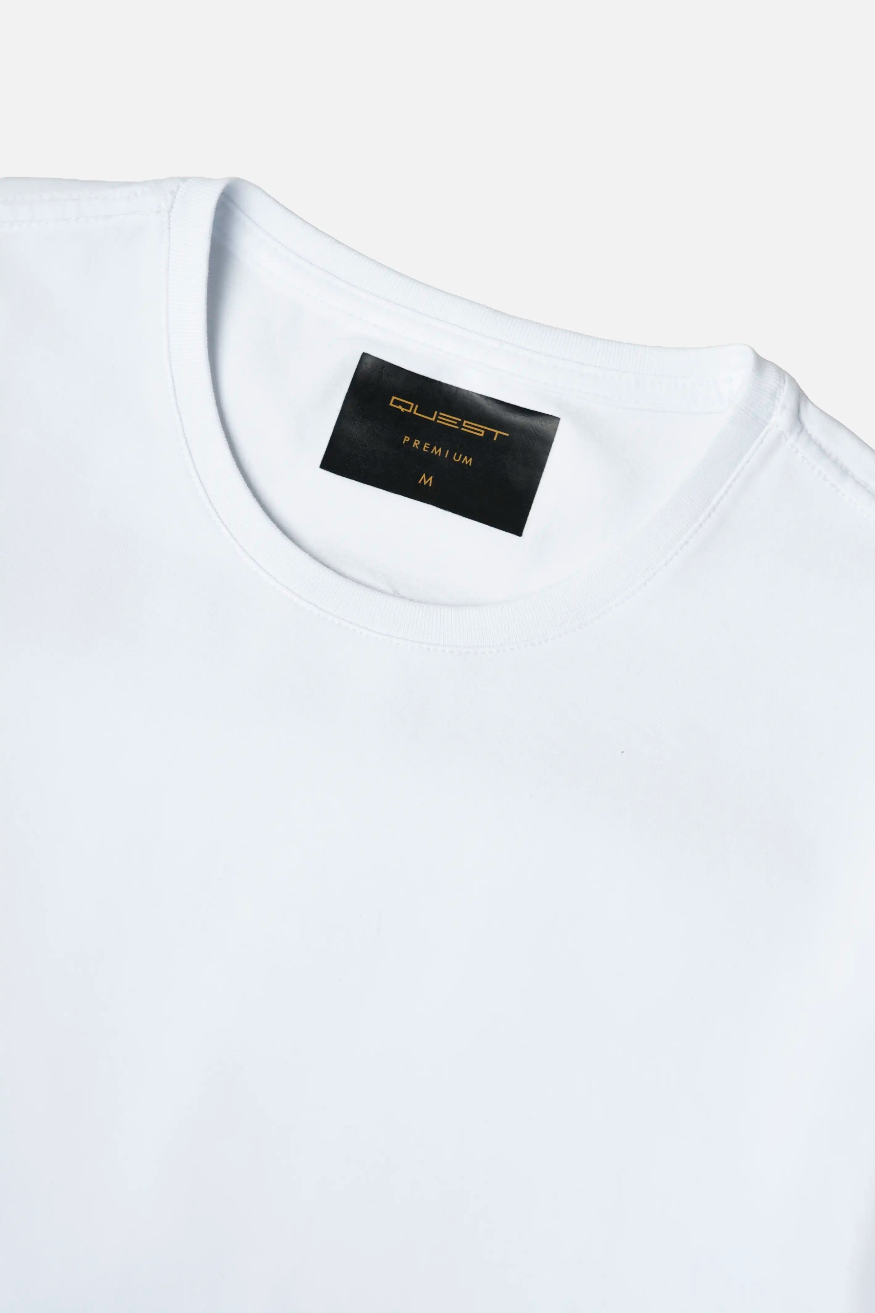 CAMISETA PREMIUM MANGA CORTA COLOR BLANCO