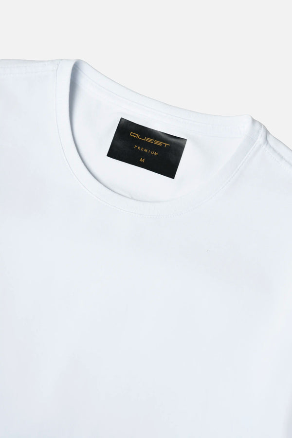 CAMISETA PREMIUM MANGA CORTA COLOR BLANCO