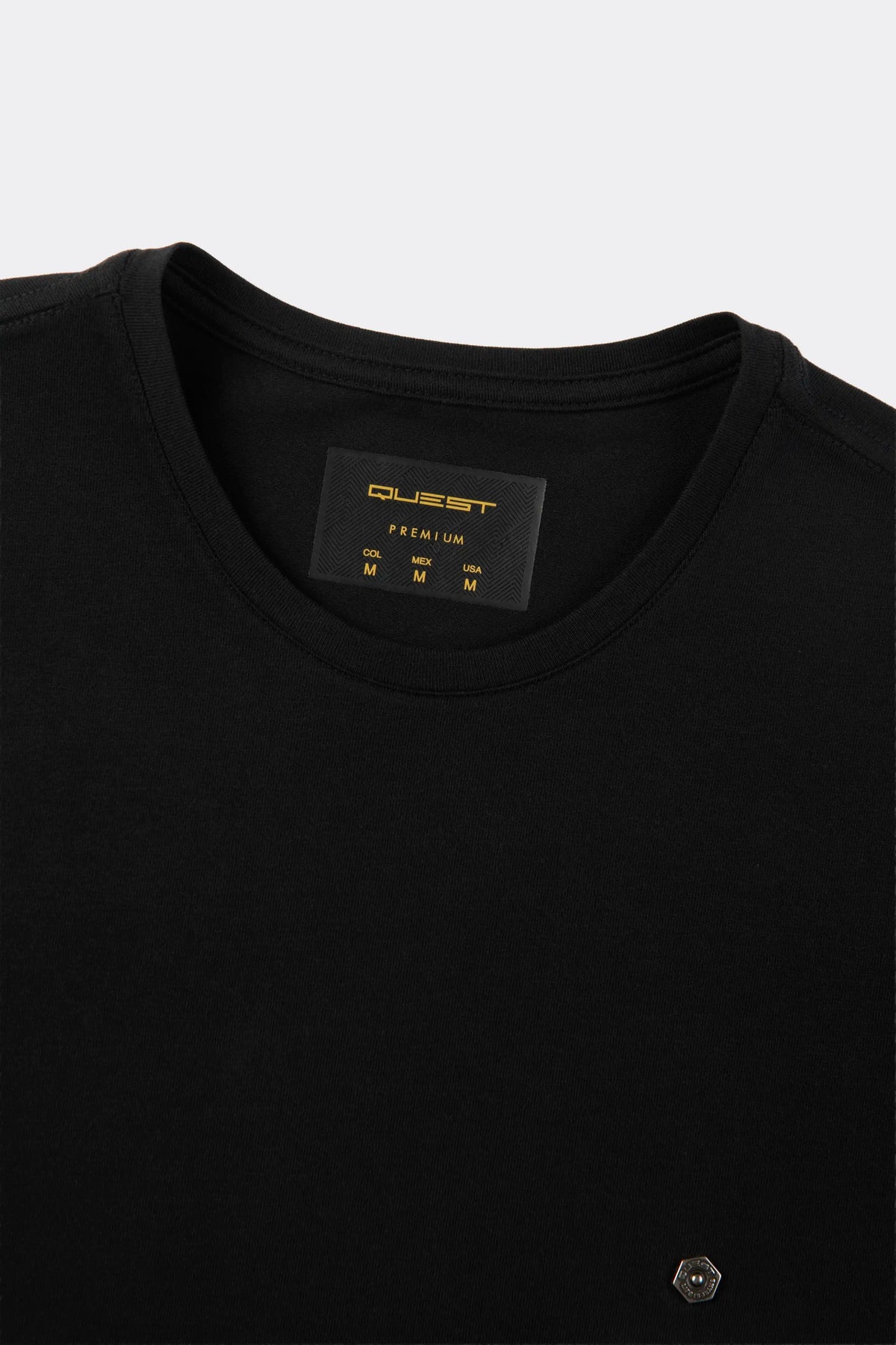 CAMISETA PREMIUM MANGA CORTA COLOR NEGRO