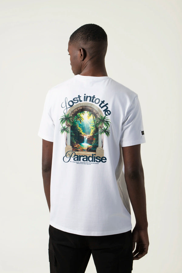 CAMISETA PREMIUM MANGA CORTA COLOR BLANCO