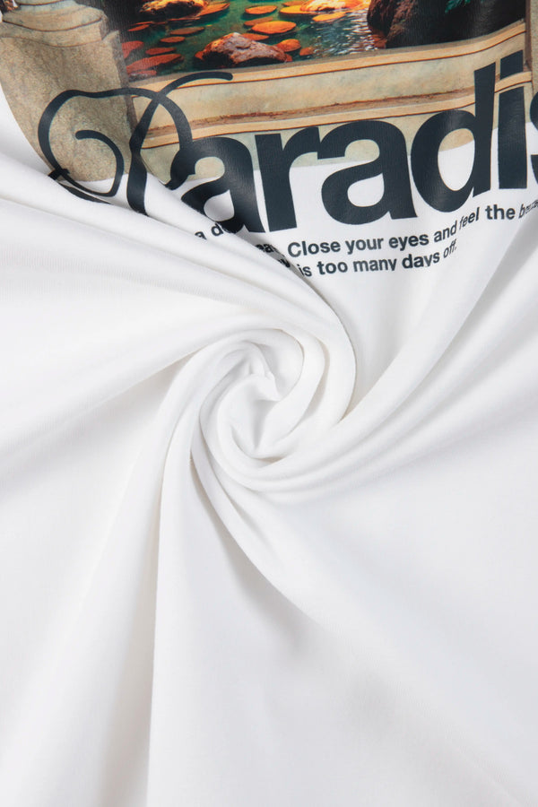 CAMISETA PREMIUM MANGA CORTA COLOR BLANCO