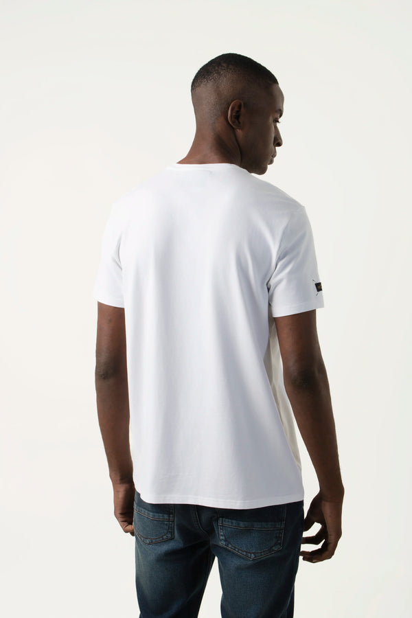 CAMISETA PREMIUM MANGA CORTA COLOR BLANCO