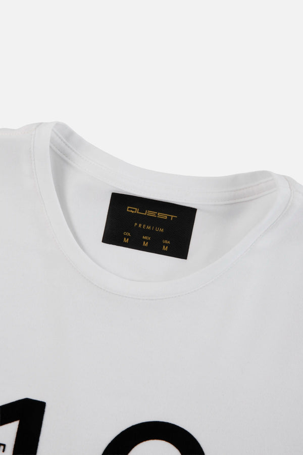 CAMISETA PREMIUM MANGA CORTA COLOR BLANCO