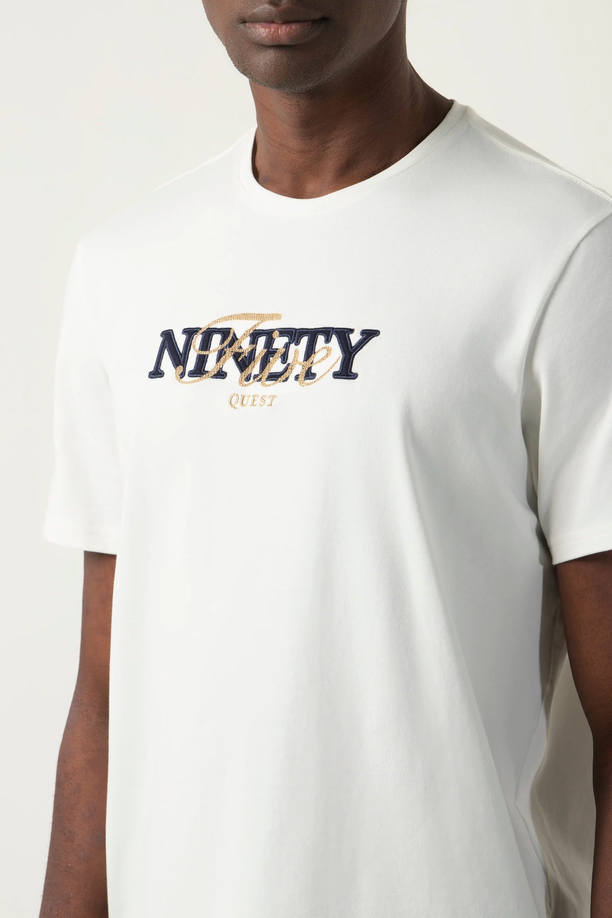 CAMISETA PREMIUM MANGA CORTA COLOR IVORY