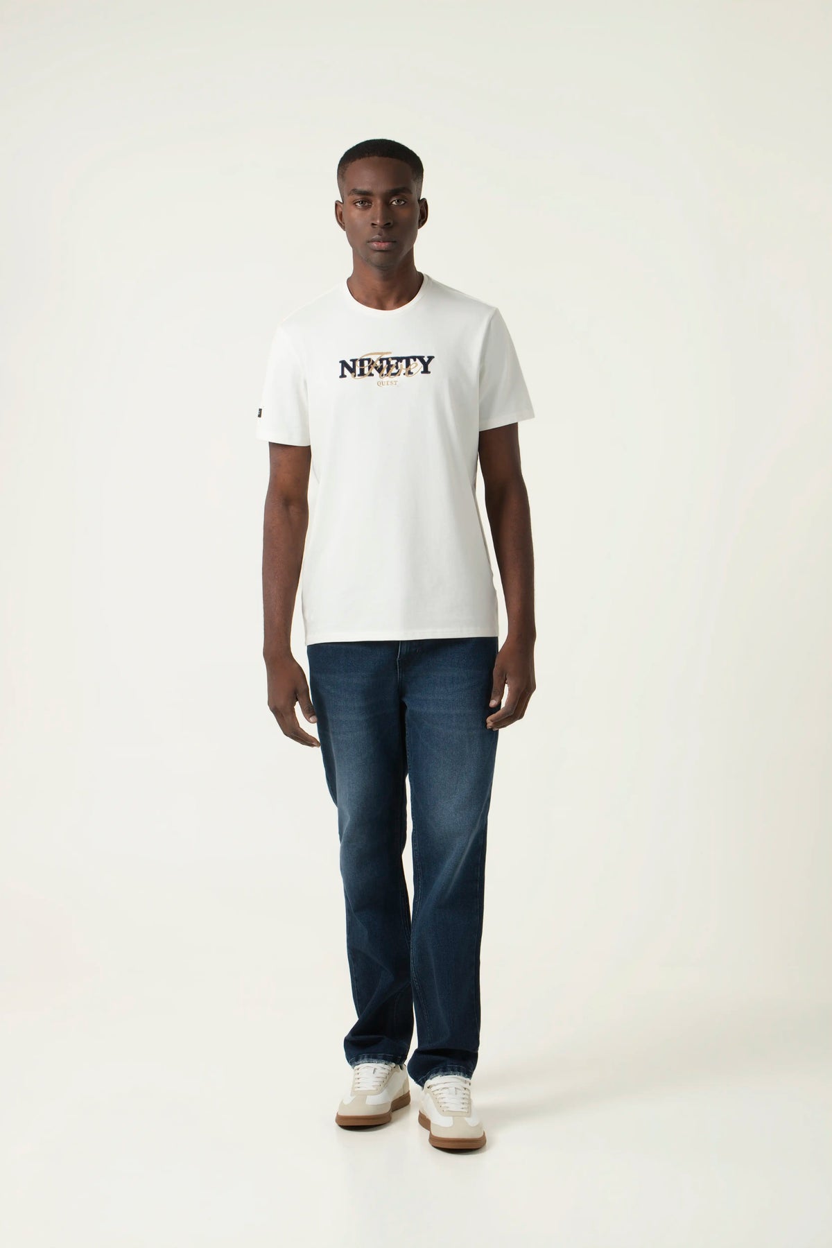 CAMISETA PREMIUM MANGA CORTA COLOR IVORY