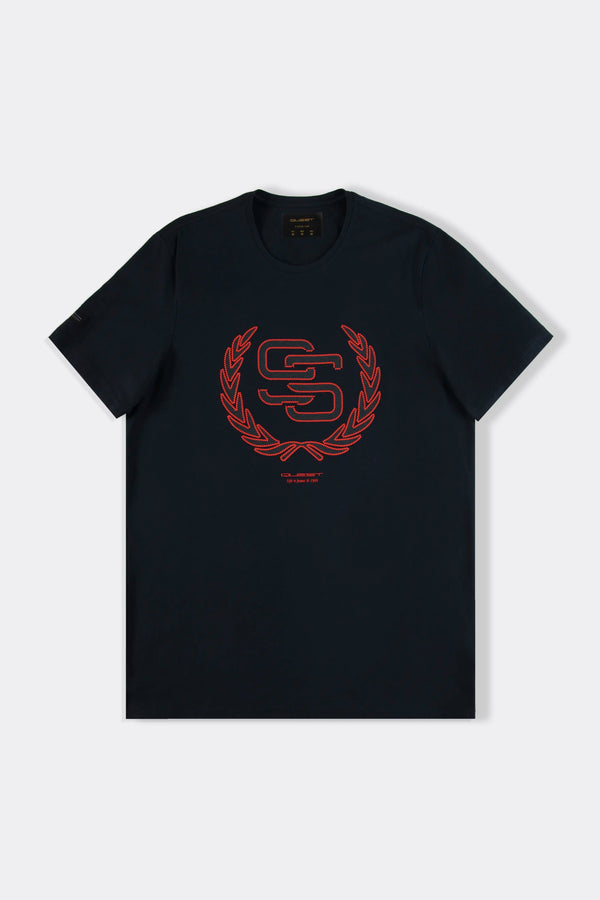 CAMISETA PREMIUM MANGA CORTA COLOR AZUL OSCURO