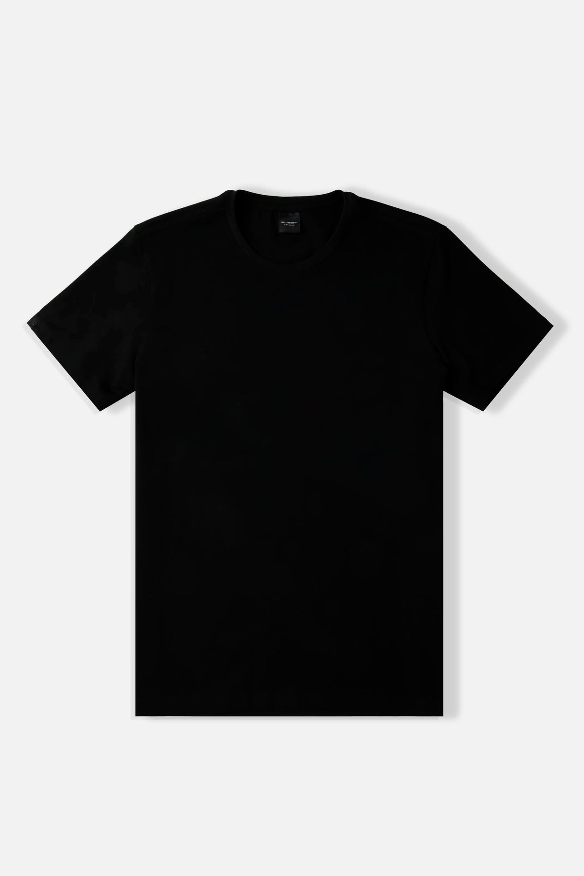 CAMISETA PREMIUM MANGA CORTA COLOR NEGRO