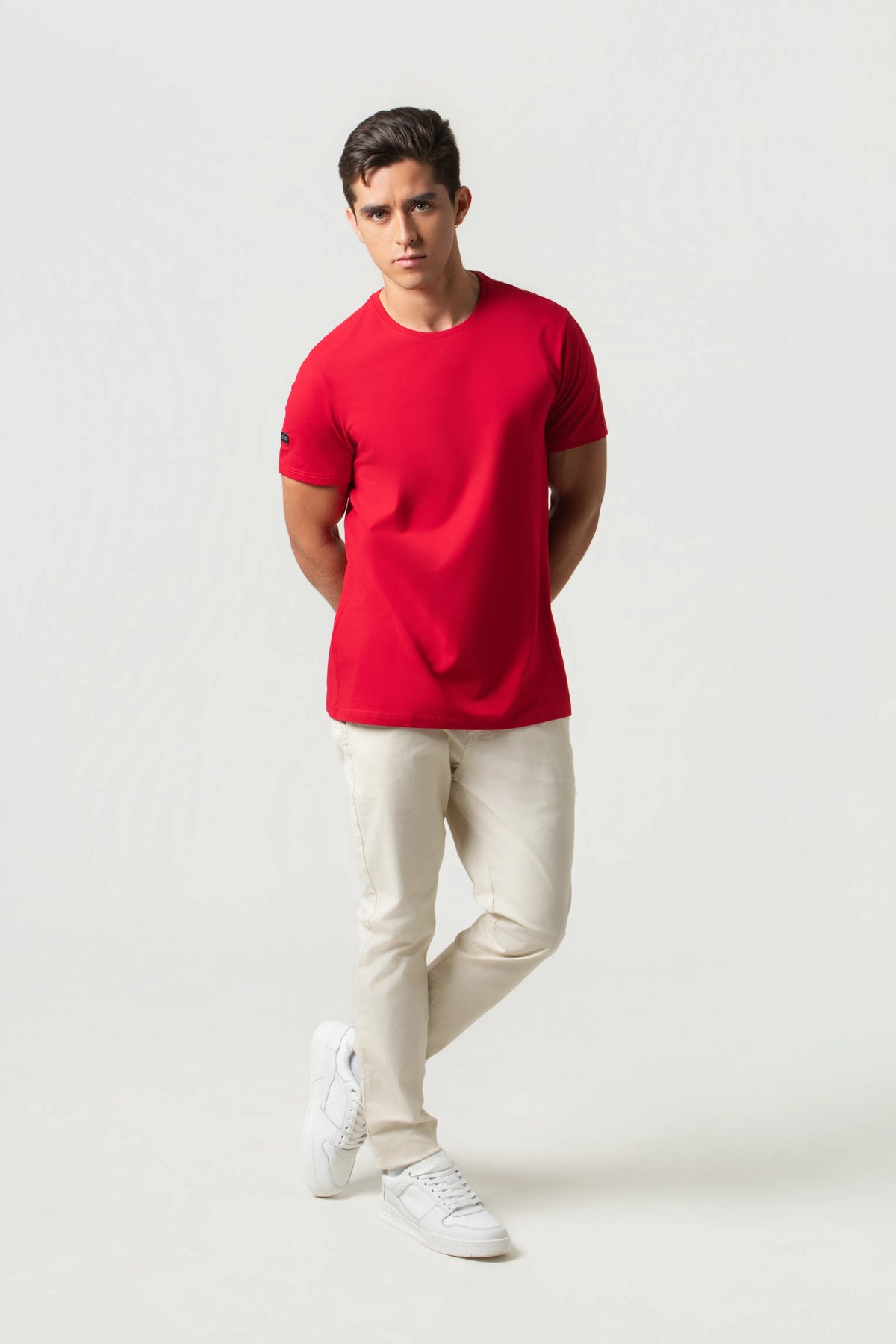 CAMISETA PREMIUM MANGA CORTA COLOR ROJO