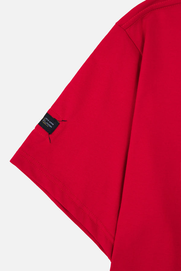 CAMISETA PREMIUM MANGA CORTA COLOR ROJO