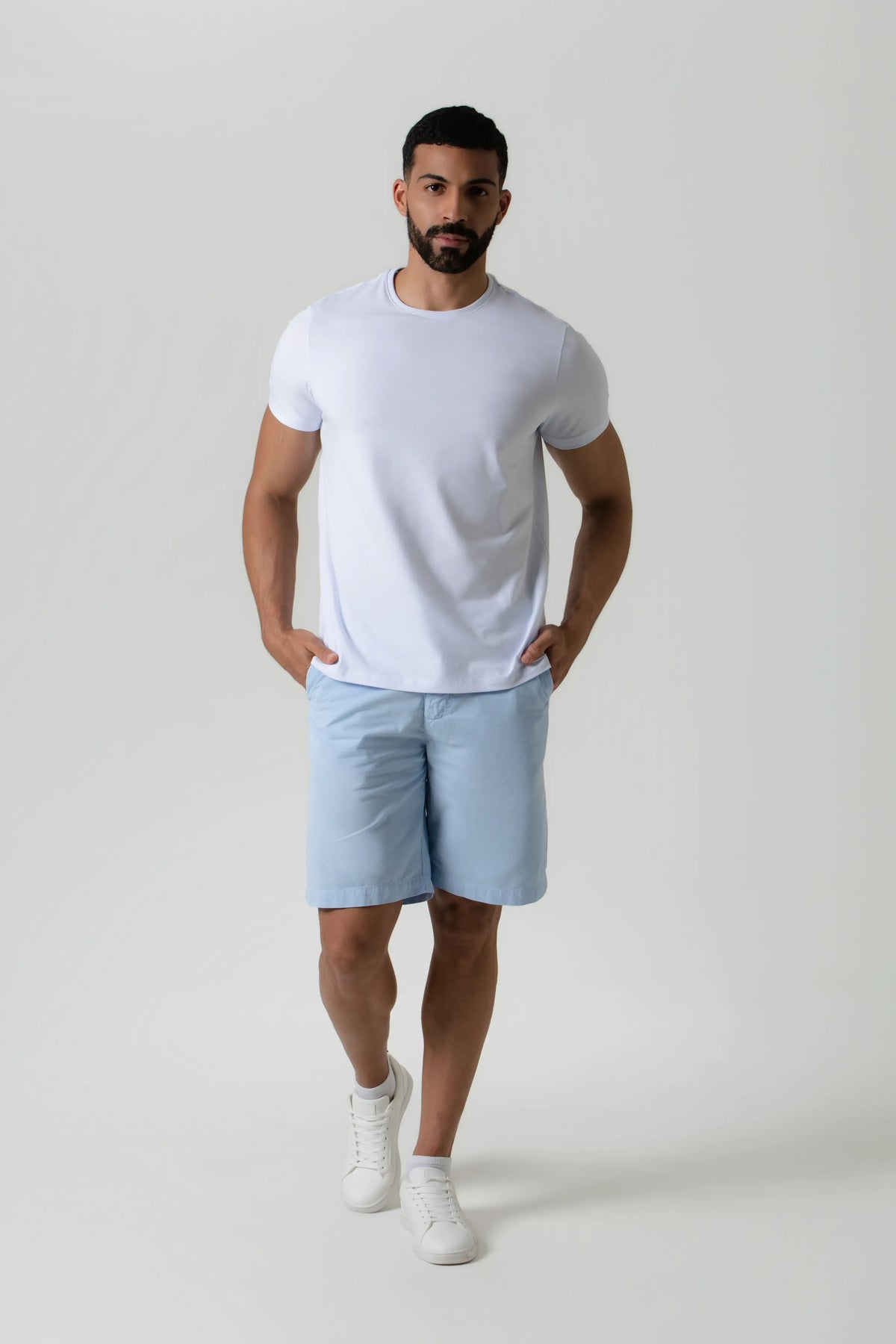 CAMISETA PREMIUM MANGA CORTA COLOR BLANCO OPTICO