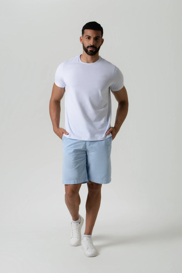 CAMISETA PREMIUM MANGA CORTA COLOR BLANCO OPTICO
