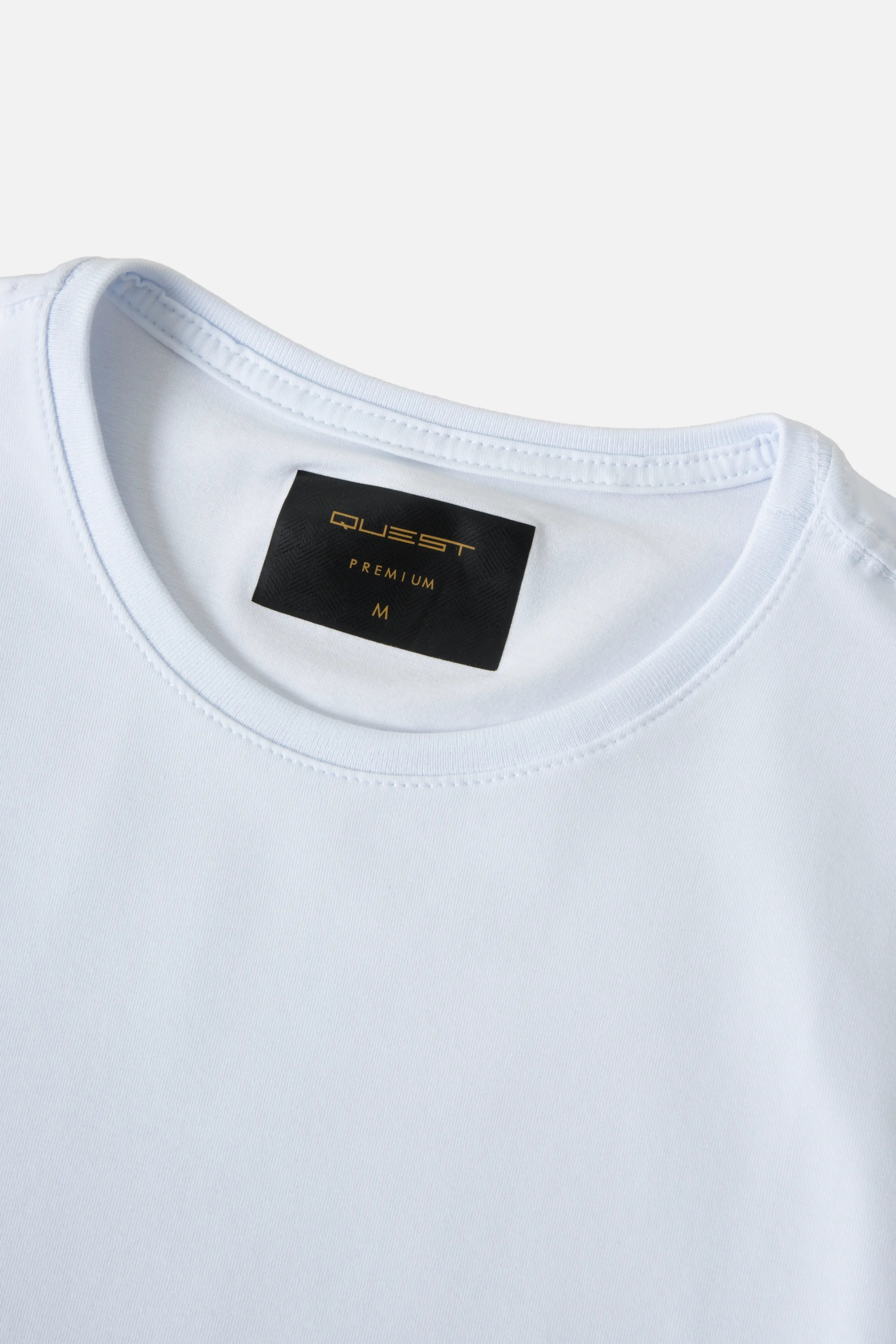 CAMISETA PREMIUM MANGA CORTA COLOR BLANCO OPTICO