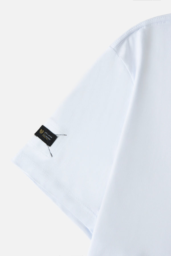 CAMISETA PREMIUM MANGA CORTA COLOR BLANCO OPTICO