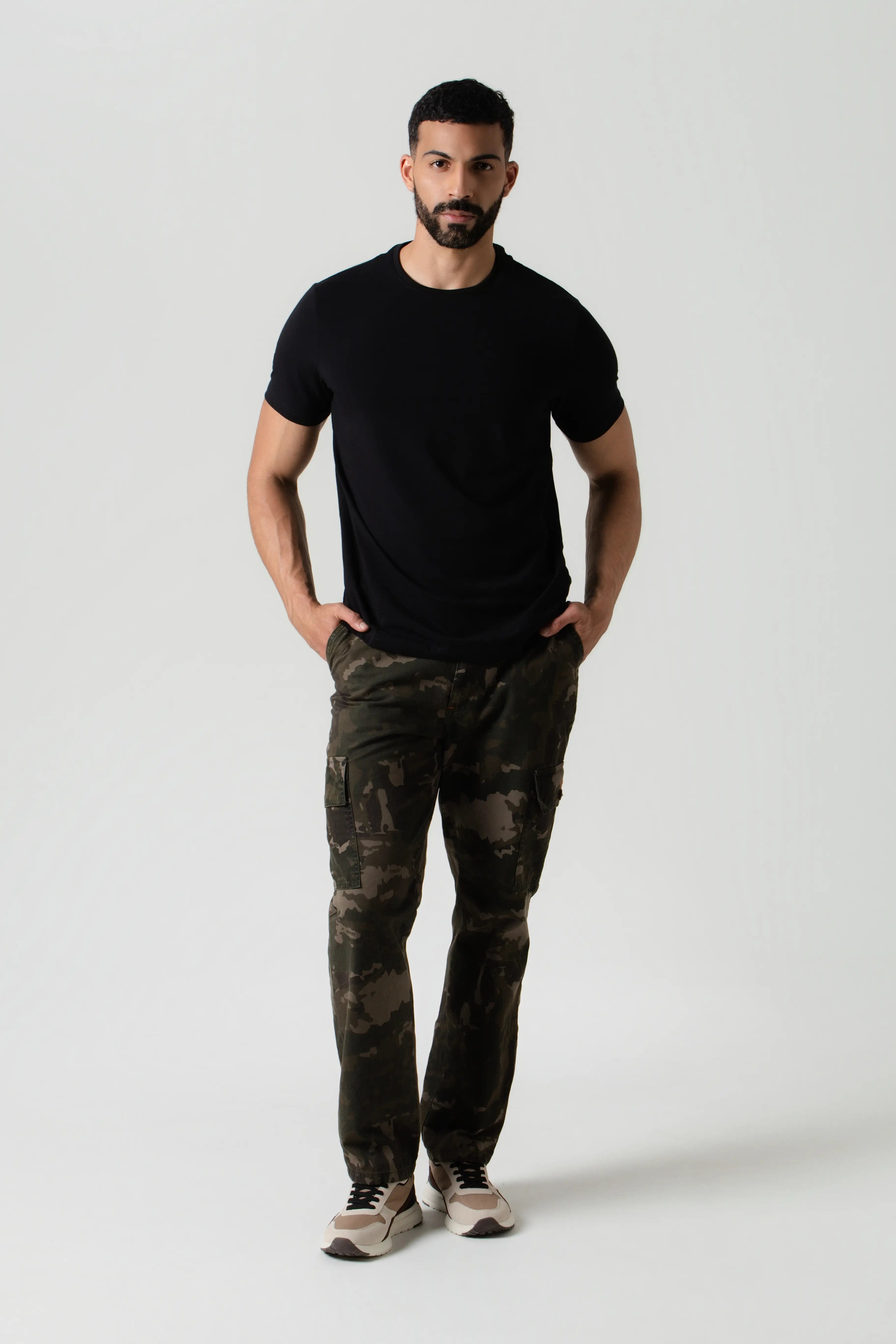 CAMISETA PREMIUM MANGA CORTA COLOR NEGRO