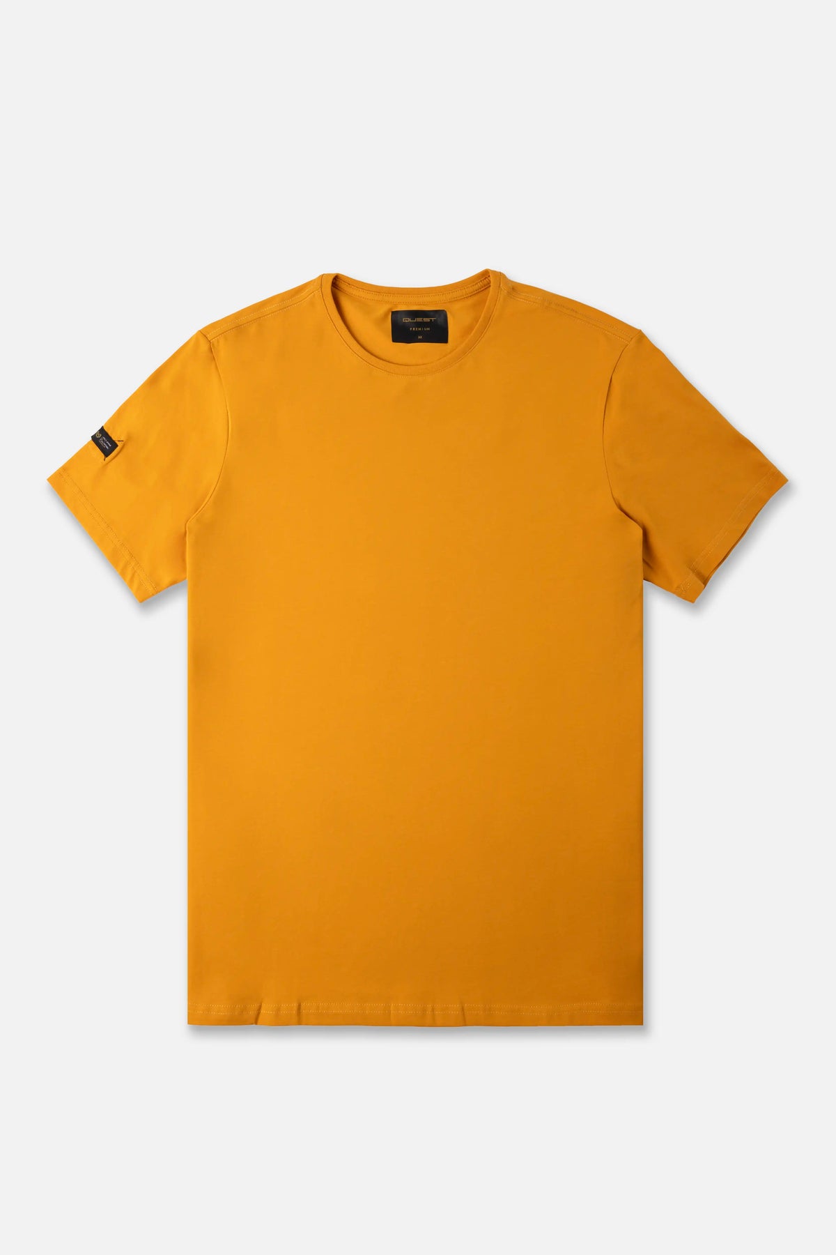 CAMISETA PREMIUM MANGA CORTA COLOR MOSTAZA