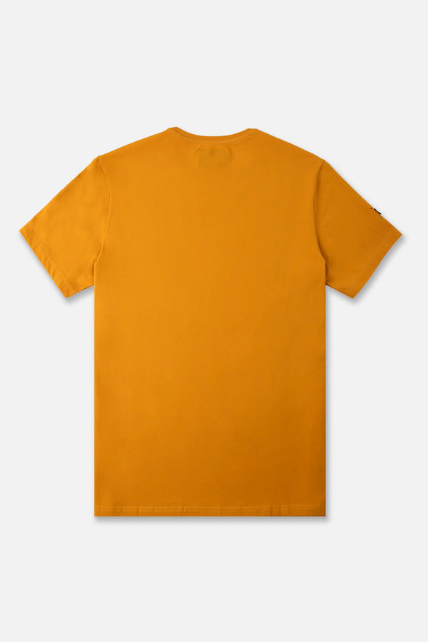 CAMISETA PREMIUM MANGA CORTA COLOR MOSTAZA