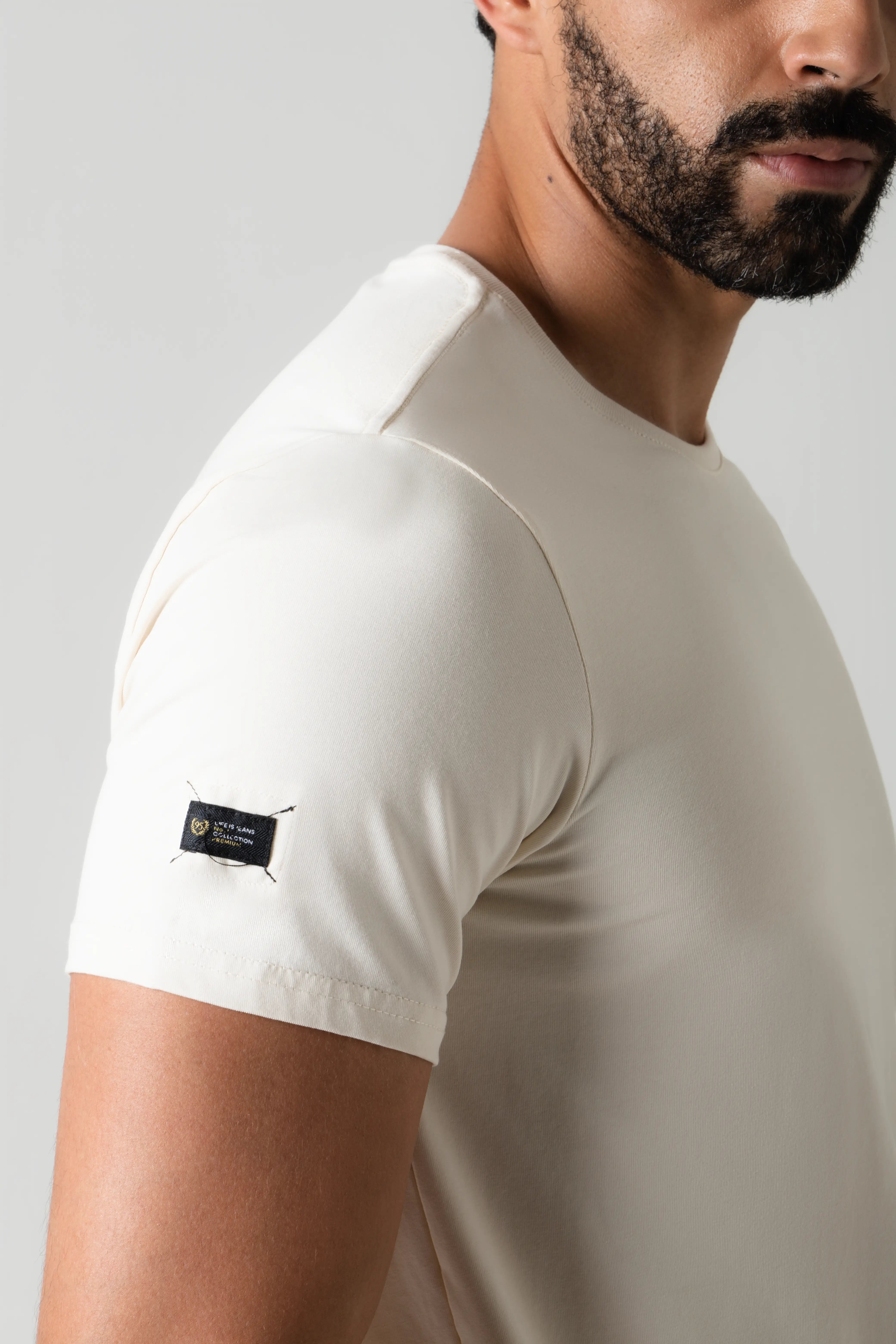 CAMISETA PREMIUM MANGA CORTA COLOR WHITECAP GRAY