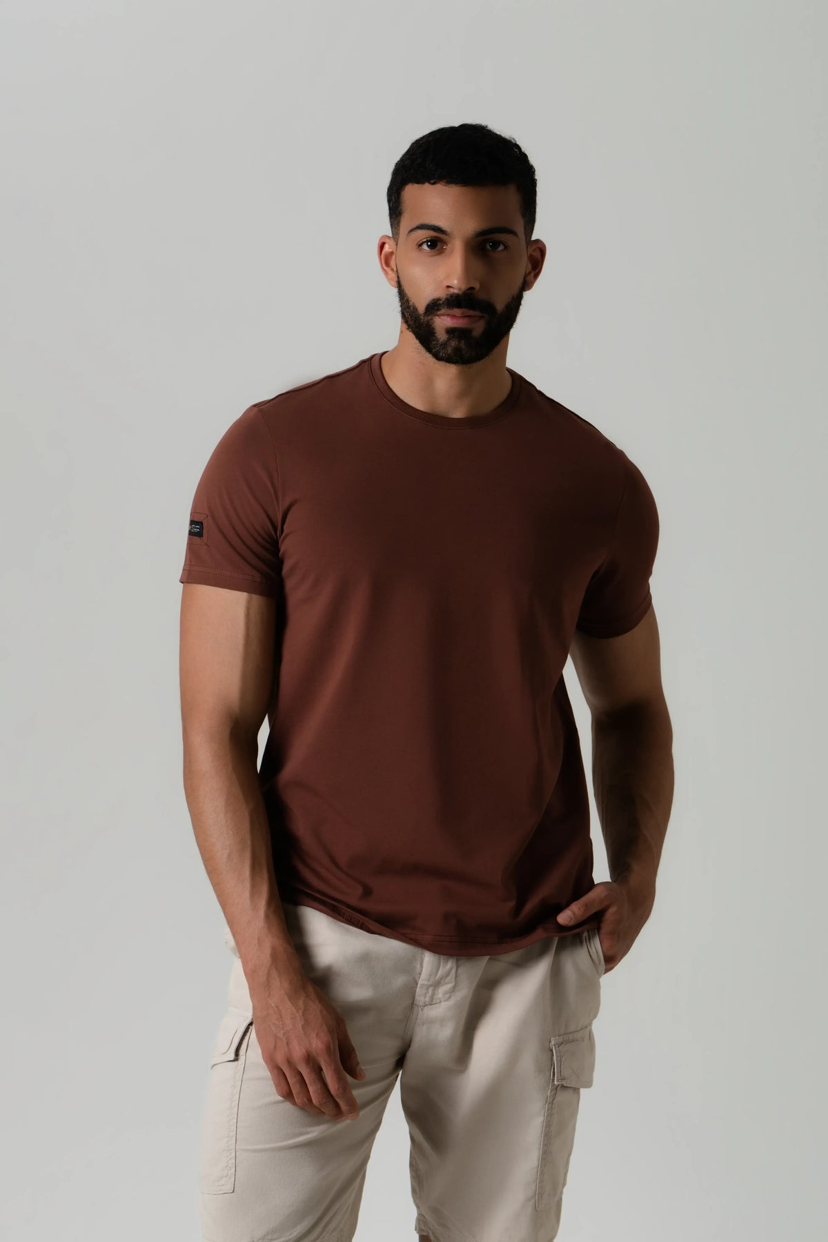 CAMISETA PREMIUM MANGA CORTA COLOR BRUNETTE