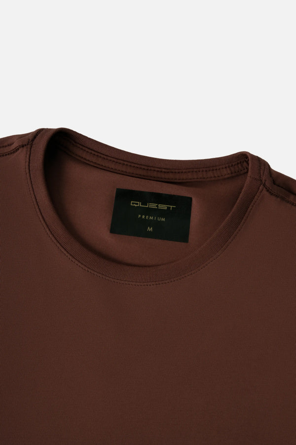 CAMISETA PREMIUM MANGA CORTA COLOR BRUNETTE